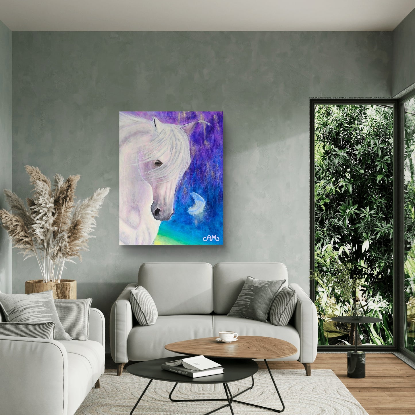 Original painting "On a Mission" 70x90 cm