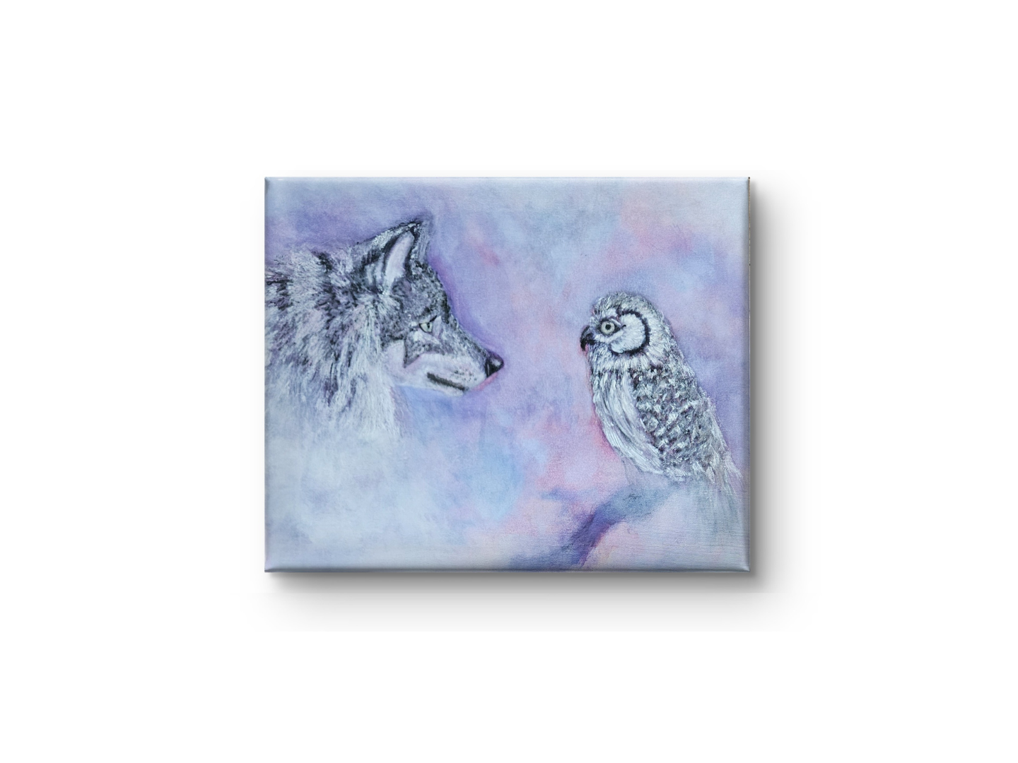 Original oil painting "The Magic Dialogue" 50x60 cm