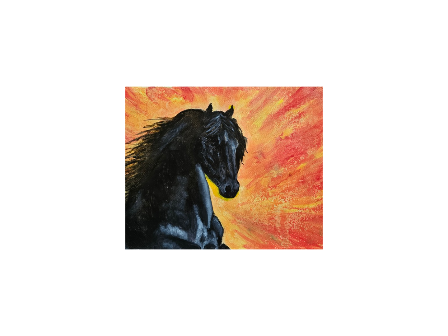 Original painting "Renewed strength" 42x59.4 cm