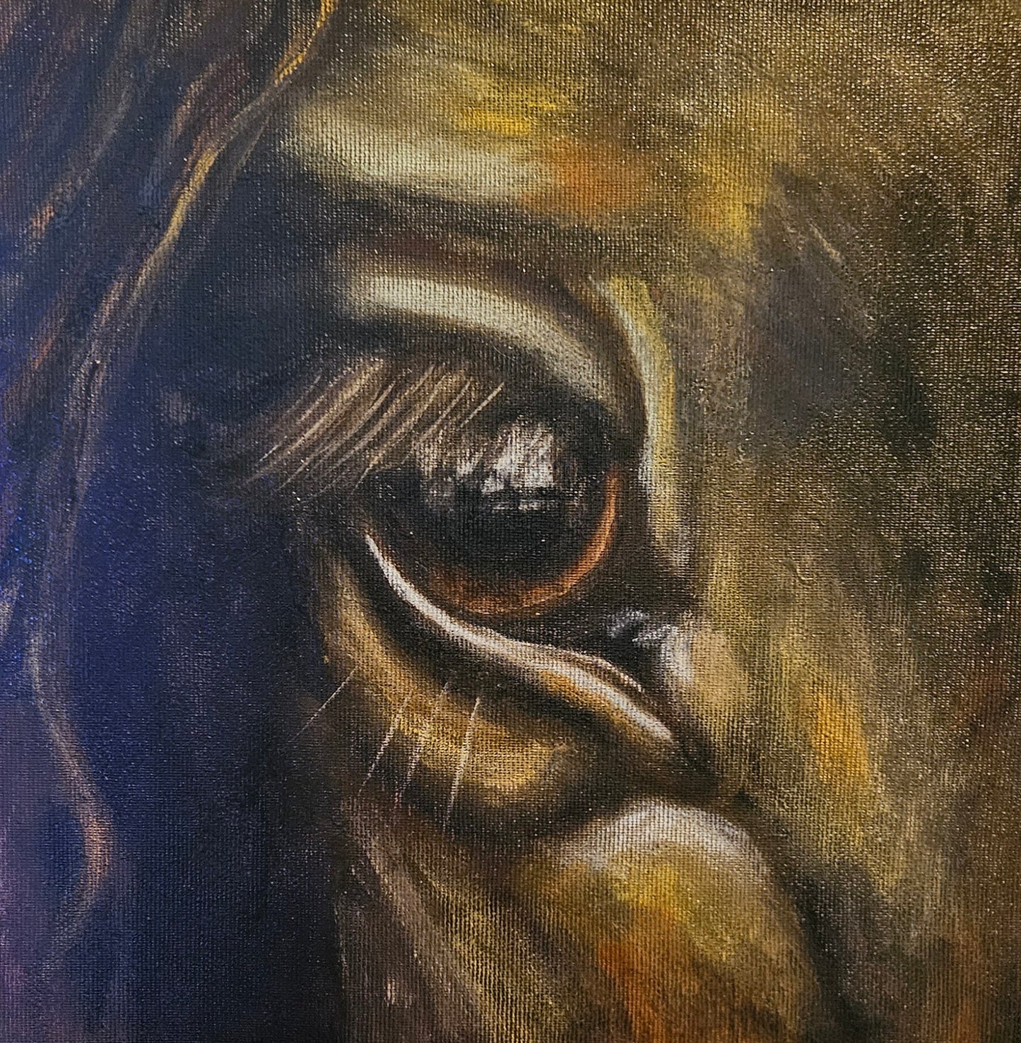 Original painting "Wisdom" 26.5x26.5 cm