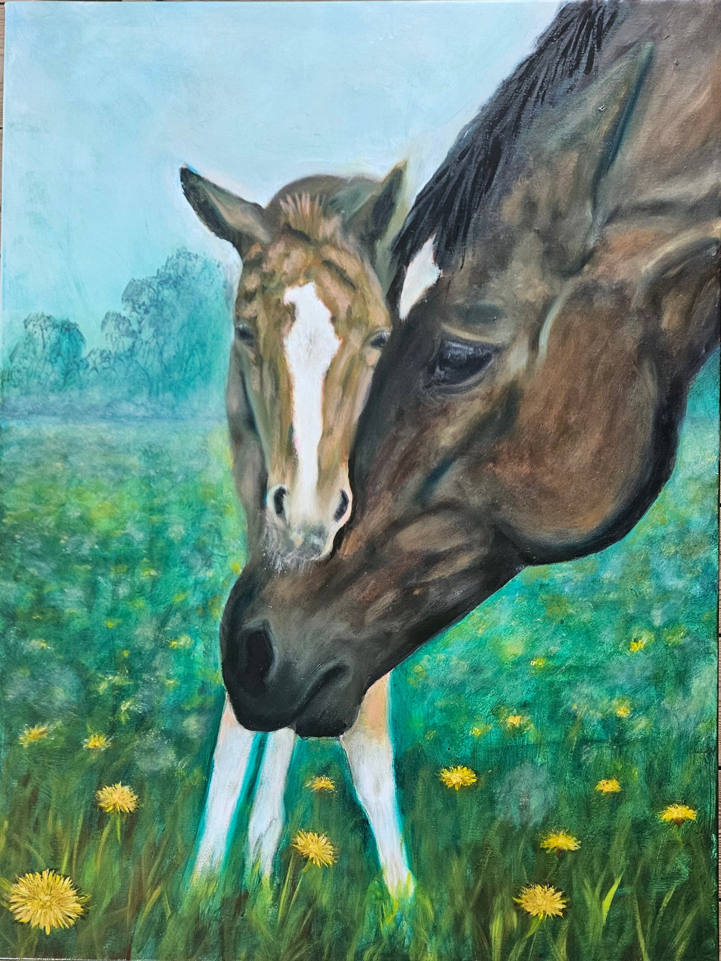 Original painting "First Light" 60x80 cm
