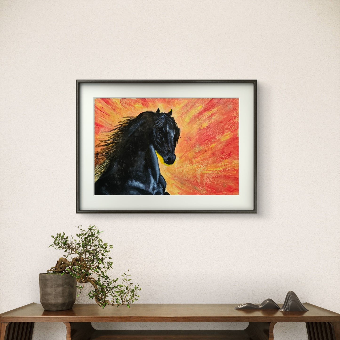 Original painting "Renewed strength" 42x59.4 cm