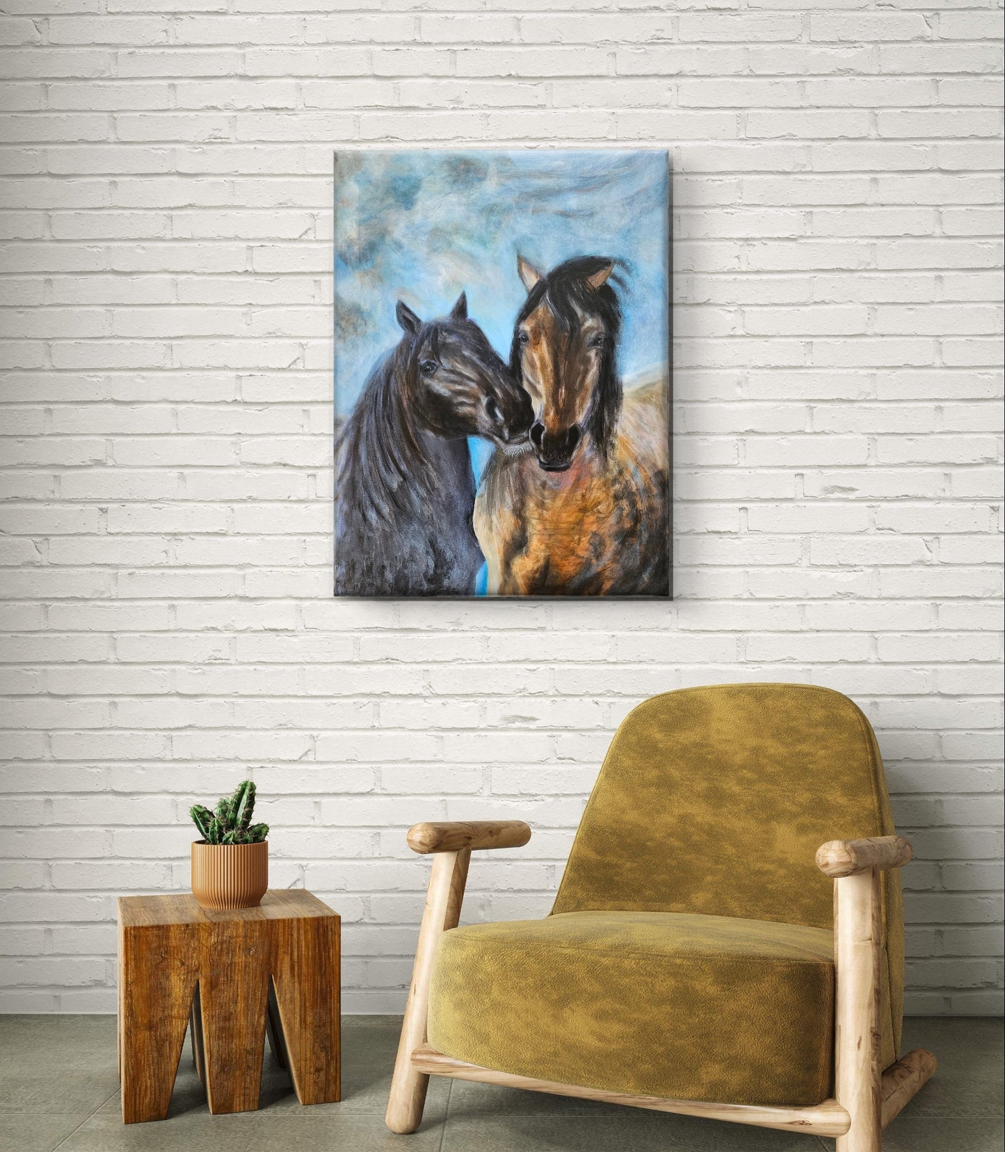 Original painting "The Ice Breaks" 60x80 cm
