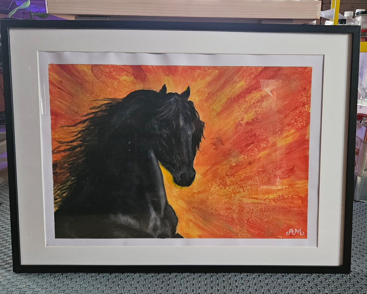 Original painting "Renewed strength" 42x59.4 cm