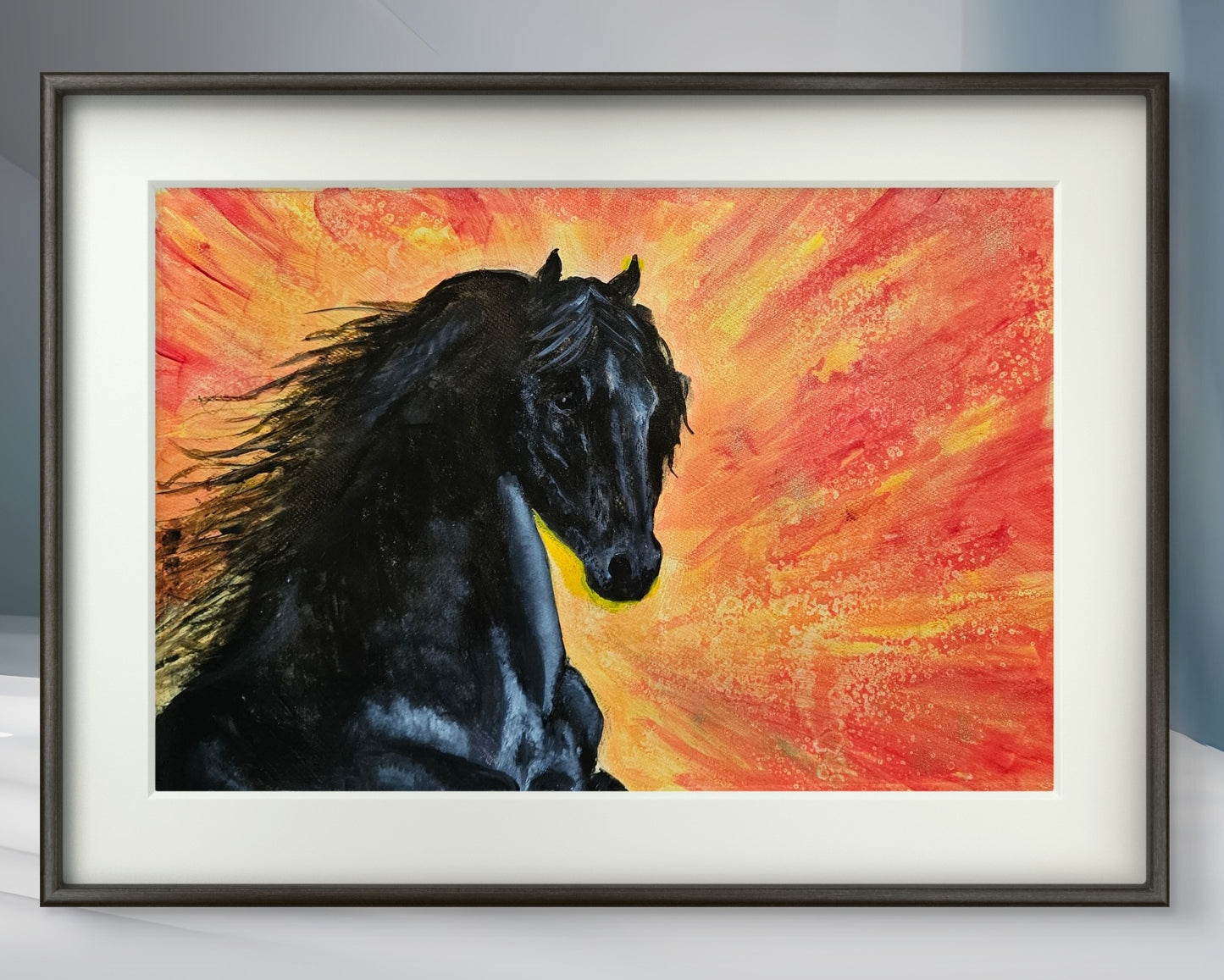 Original painting "Renewed strength" 42x59.4 cm