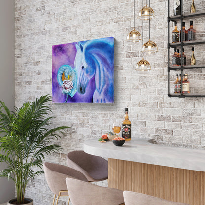 Originalt maleri "Flammen lever videre" 50x60 cm