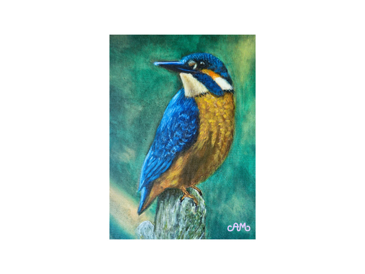 Art poster - Kingfisher Little Chirp
