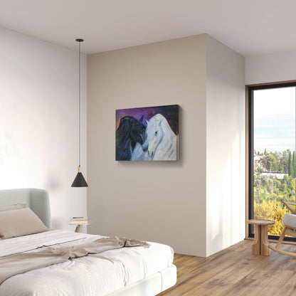 Originalt maleri "I Ly af Nærværet" 60x80 cm