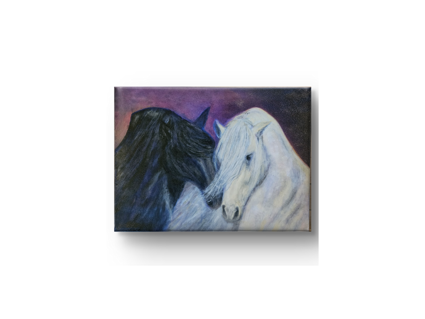 Originalt maleri "I Ly af Nærværet" 60x80 cm