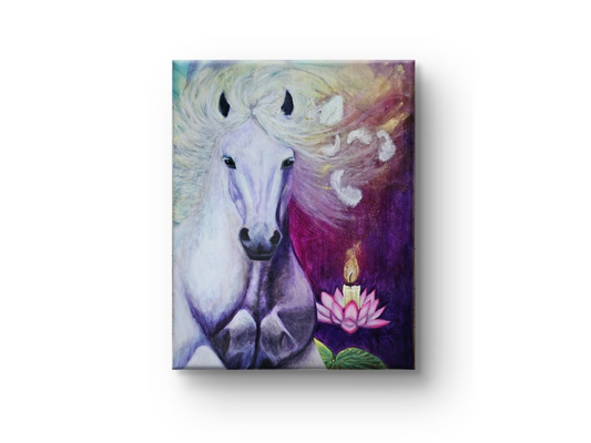 Originalt maleri "Kærlighed set i lyset" 70x90 cm