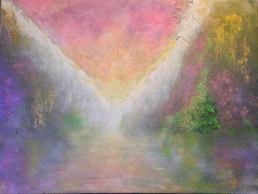 Originalt maleri "Naturens Vingesus" 60x80 cm