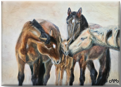 Originalt maleri "Omsluttet" 80x60 cm