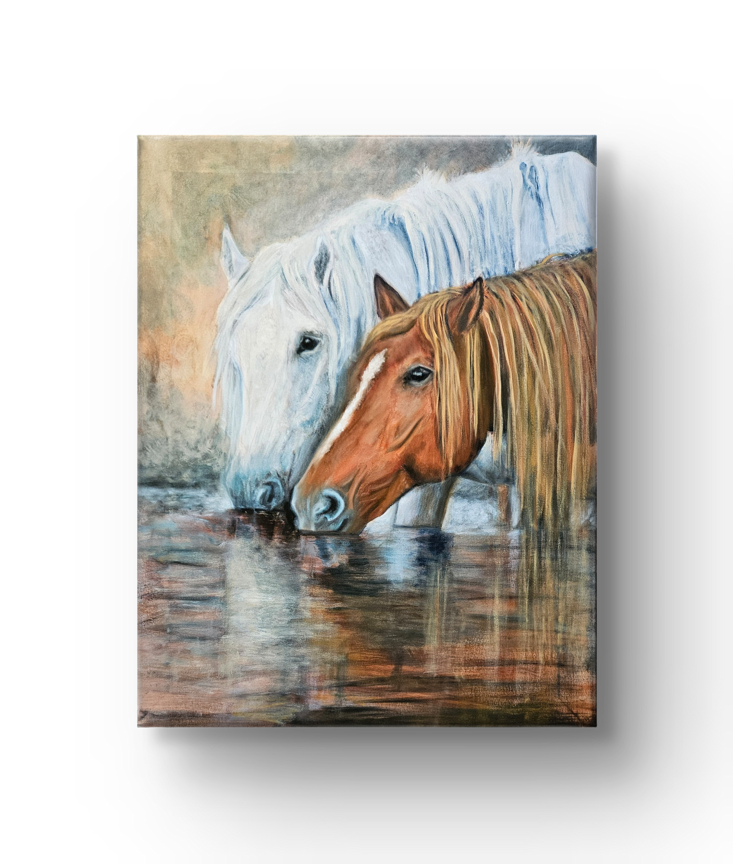 Originalt maleri "Samhørighed" 70x90 cm