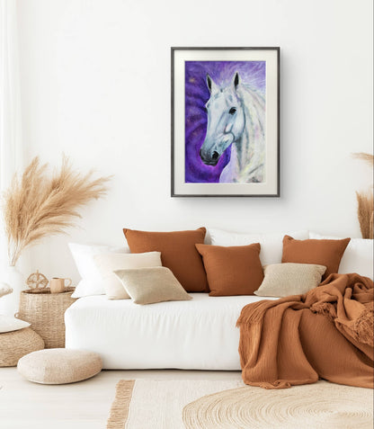 Originalt maleri "Rejsen" 42x59,4 cm