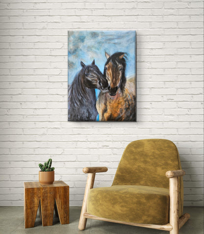 Original painting "The Ice Breaks" 60x80 cm